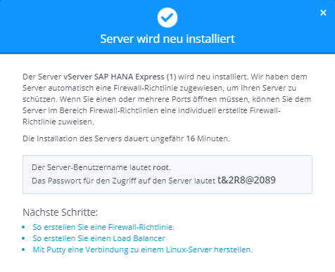 Popup mit Kennwort